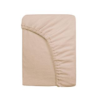 Prześcieradło frotte z gumką 120x200 Darymex beżowy