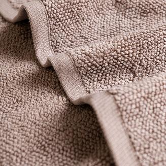 Ręcznik bawełniany LEON 70x140 strukturalne frotte ciepły brąz