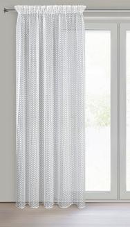 Firana gotowa na taśmie ALAYA 140x270 Eurofirany biały