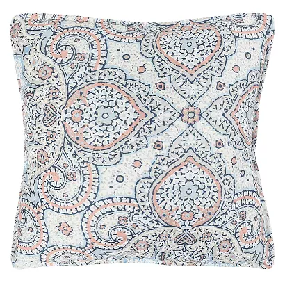 Poszewka dekoracyjna HAREM 40x40 Darymex biała w ozdobny kolorowy ornamet