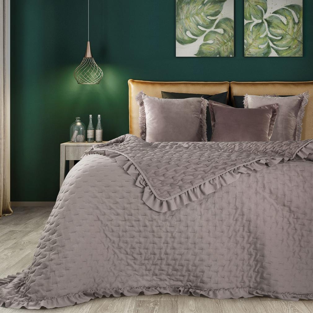 Narzuta dekoracyjna LIBI 220x240 pudrowy