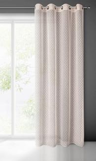 Zasłona gotowa na przelotkach HANIA 140x250 Eurofirany różowy