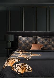 Pościel z makosatyny POS 160x200 Eurofirany czarny