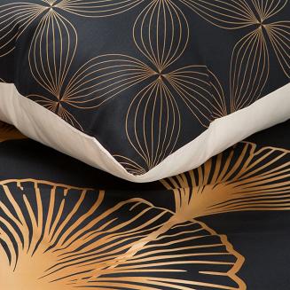 Pościel z makosatyny POS 160x200 Eurofirany czarny