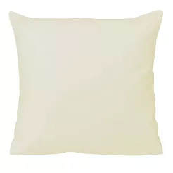 Poszewka satyna bawełniana 40x40 jednobarwna kremowa