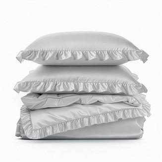 Pościel z mikrowłókna MI 160x200 Design91 srebrny