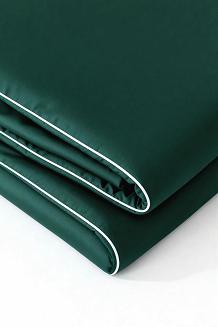 Pościel bambusowa 220x200 butelkowa z białą bizą