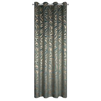 Zasłona gotowa na przelotkach MILENA 140x250 Eurofirany miętowy