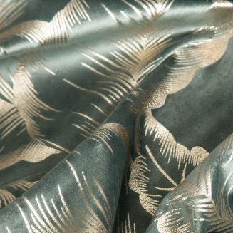 Zasłona gotowa na przelotkach MILENA 140x250 Eurofirany miętowy