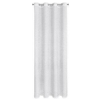 Firana gotowa na przelotkach CARMEN 140x250 Eurofirany biały