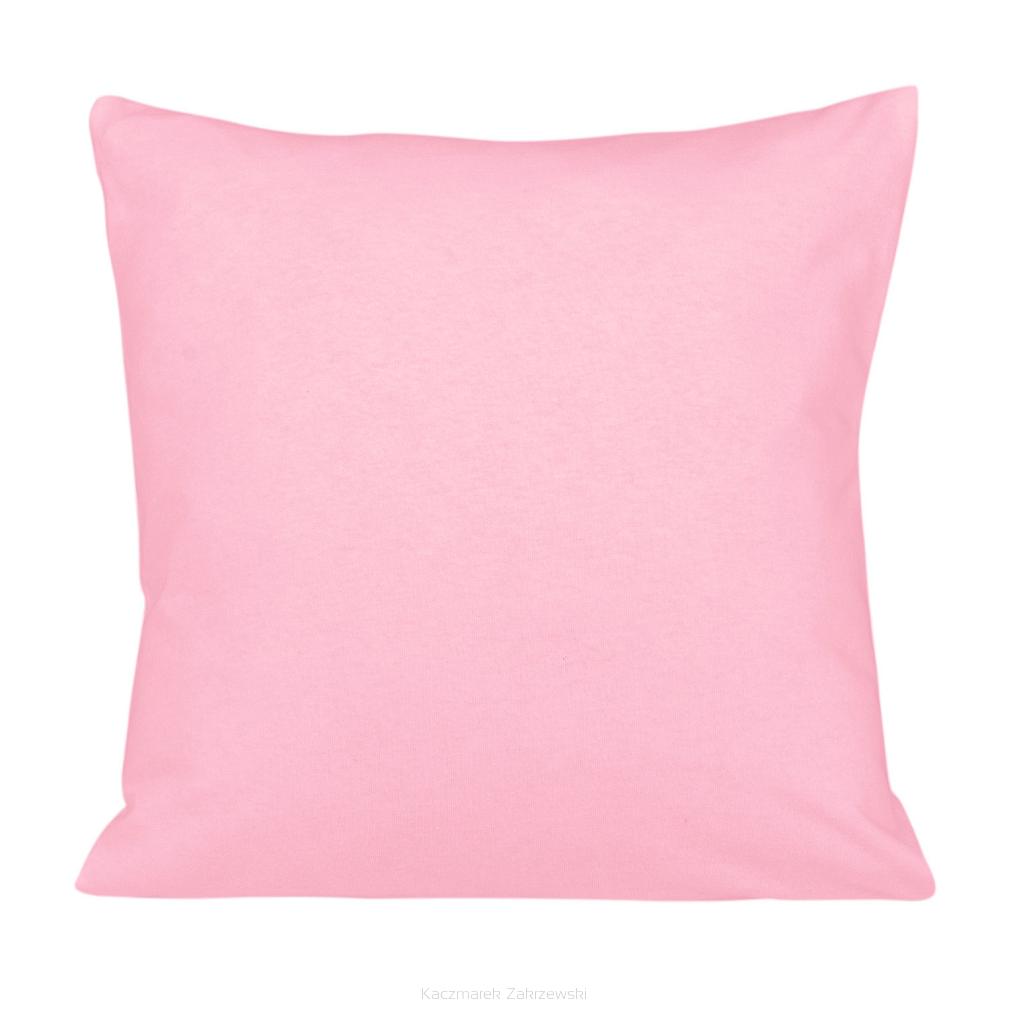 Poszewka jersey 40x40 Darymex różowa