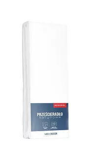 Prześcieradło Microsatyna Białe 160X200 Zg