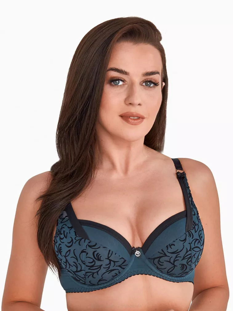 Biustonosz Push Up Cloe 1214 turkusowy