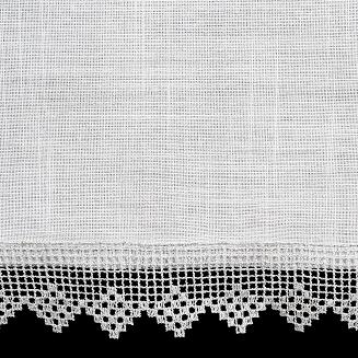 Obrus dekoracyjny ELIANA 40x180 Eurofirany ecru/srebrny