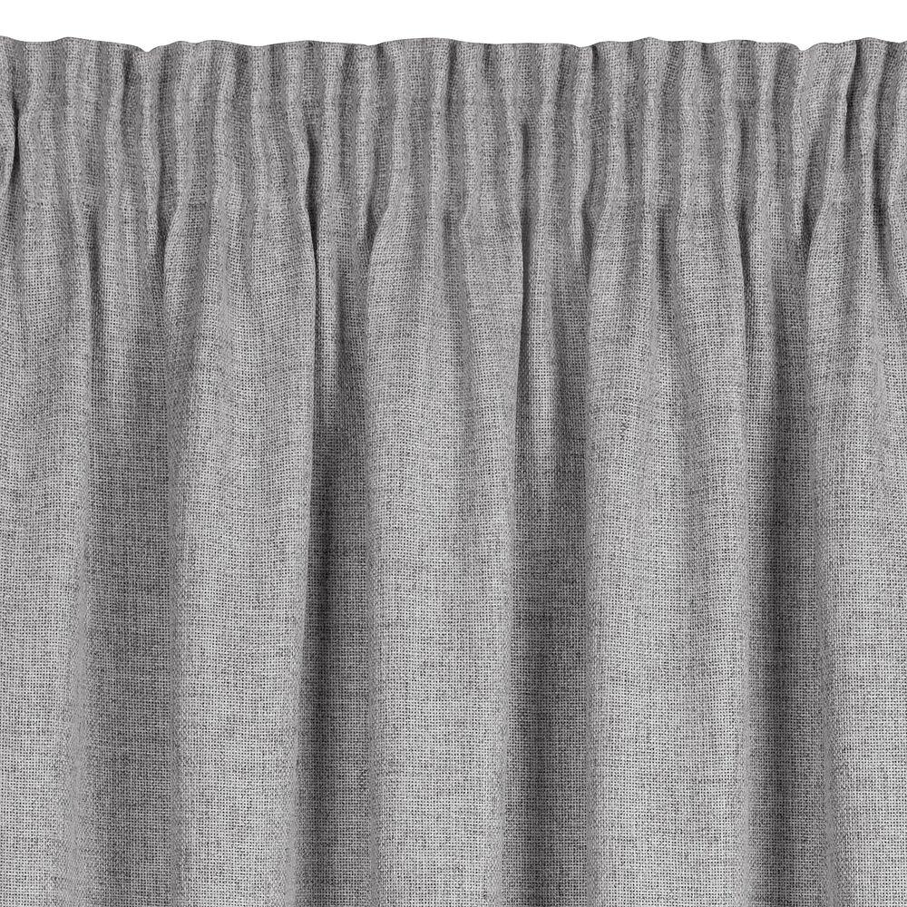 Zasłona gotowa na taśmie JULA2 140x270 Eurofirany srebrny