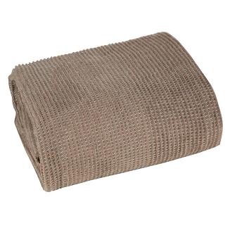 Koc narzuta AMBER 70x160 Design91 ciemnobeżowy