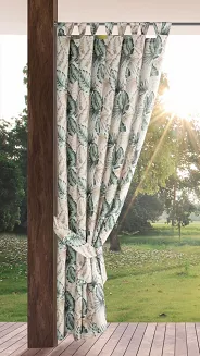 Zasłona gotowa na szelkach GARDEN 155x240 Eurofirany beżowy