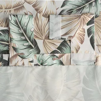 Zasłona gotowa na szelkach GARDEN 155x240 Eurofirany beżowy