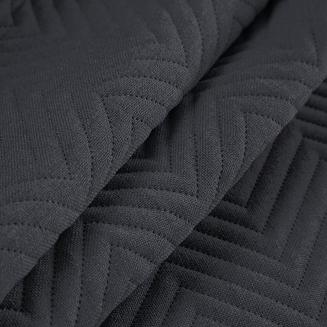 Narzuta dekoracyjna LEN 220x240 grafitowy