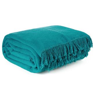 Koc narzuta AKRYL 220x240 Eurofirany turkusowy