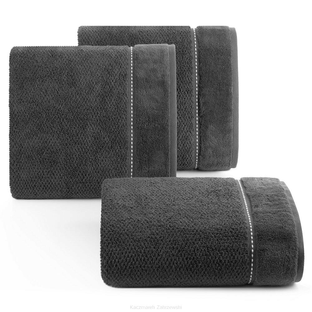 Ręcznik bawełniany SALADO 70x140 Eurofirany grafitowy