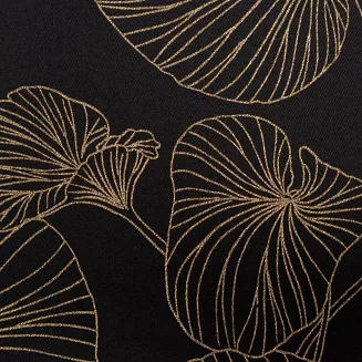 Zasłona gotowa na przelotkach MARIGOLD 140x250 Eurofirany czarny