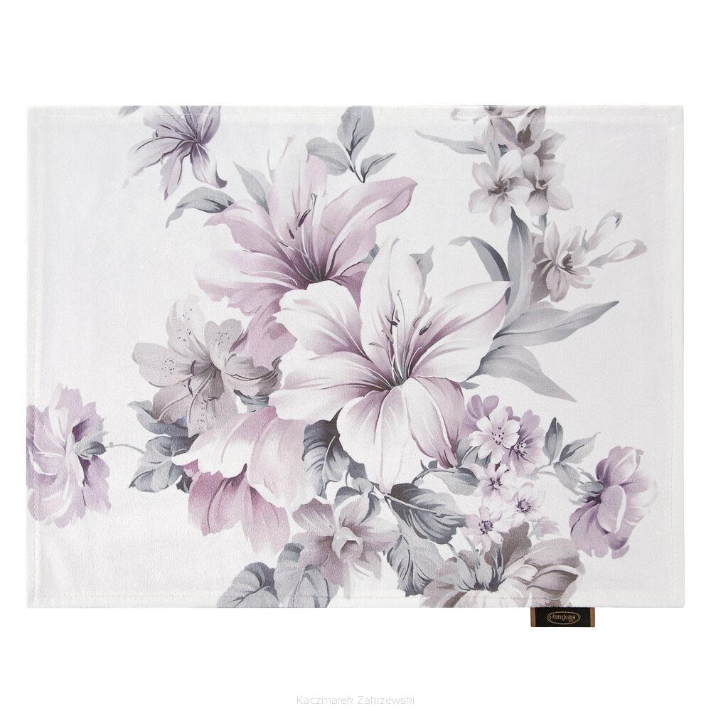 Obrus dekoracyjny VELVET 30x40 Eurofirany pudrowy