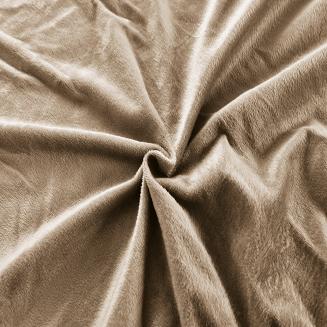 Prześcieradło polarowe z gumką MIŚ 160x200 beżowe