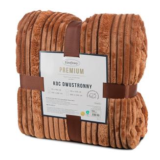 Koc narzuta NINA 220x200 Eurofirany ceglasty