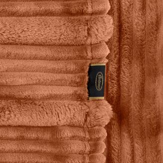 Koc narzuta NINA 220x200 Eurofirany ceglasty