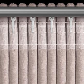 Zasłona gotowa na taśmie NILO 140x270 Eurofirany różowy