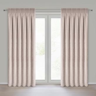 Zasłona gotowa na taśmie NILO 140x270 Eurofirany różowy