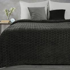 Koc narzuta ZOE 150x200 Eurofirany grafitowy