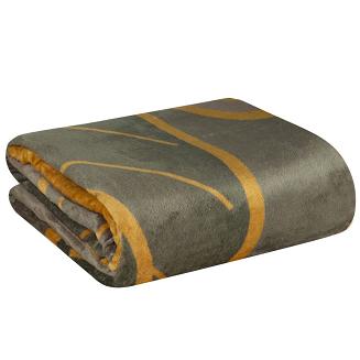 Koc narzuta ALISMA2 150x200 Eurofirany brązowy/beżowy