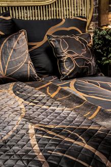 Koc narzuta ALISMA2 150x200 Eurofirany brązowy/beżowy