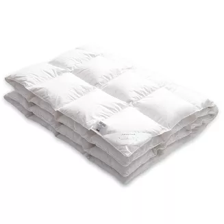 Kołdra puchowa CIEPŁA 200x220 ROYAL biała 100% puch