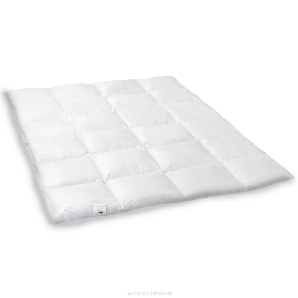 Kołdra puchowa CIEPŁA 200x220 ROYAL biała 100% puch