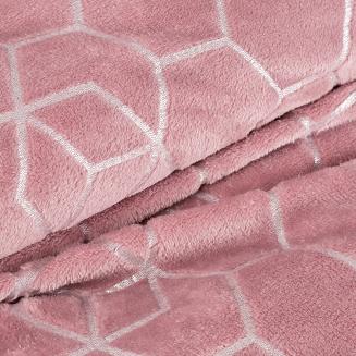 Koc narzuta MALIBU 150x200 Eurofirany różowy