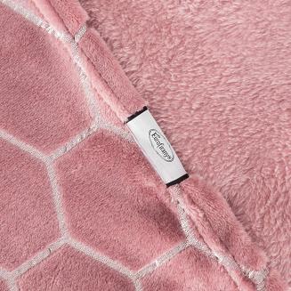 Koc narzuta MALIBU 150x200 Eurofirany różowy