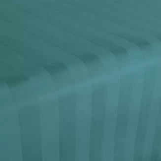 Prześcieradło satyna bambusowo-bawełniana STRIPE SEA TURQUOISE 160x240 Darymex jednokolorowe turkus