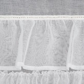 Firana gotowa na przelotkach SAMI 140x250 Eurofirany biały