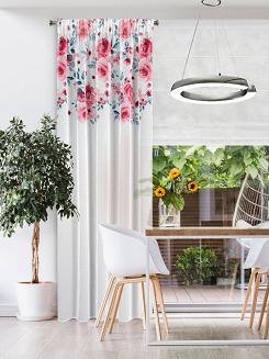 Zasłona gotowa na taśmie EDEN 140x270 Eurofirany biały