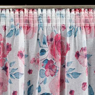 Zasłona gotowa na taśmie EDEN 140x270 Eurofirany biały