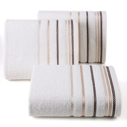 Ręcznik bawełniany LIVIA3 50x90 Eurofirany kremowy