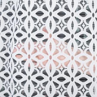 Firanka żakardowa gotowa na żabki ADRIANNA 300x160 biała