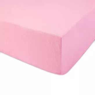 Prześcieradło jersey z gumką 60x120 Darymex różowe