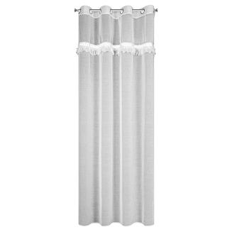 Firana gotowa na przelotkach KIARA 140x250 Eurofirany biały