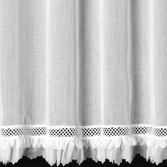 Firana gotowa na przelotkach KIARA 140x250 Eurofirany biały