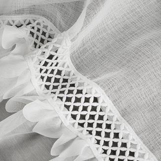 Firana gotowa na przelotkach KIARA 140x250 Eurofirany biały