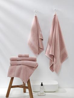 Ręcznik bawełniany Leo 50x90 pudrowy